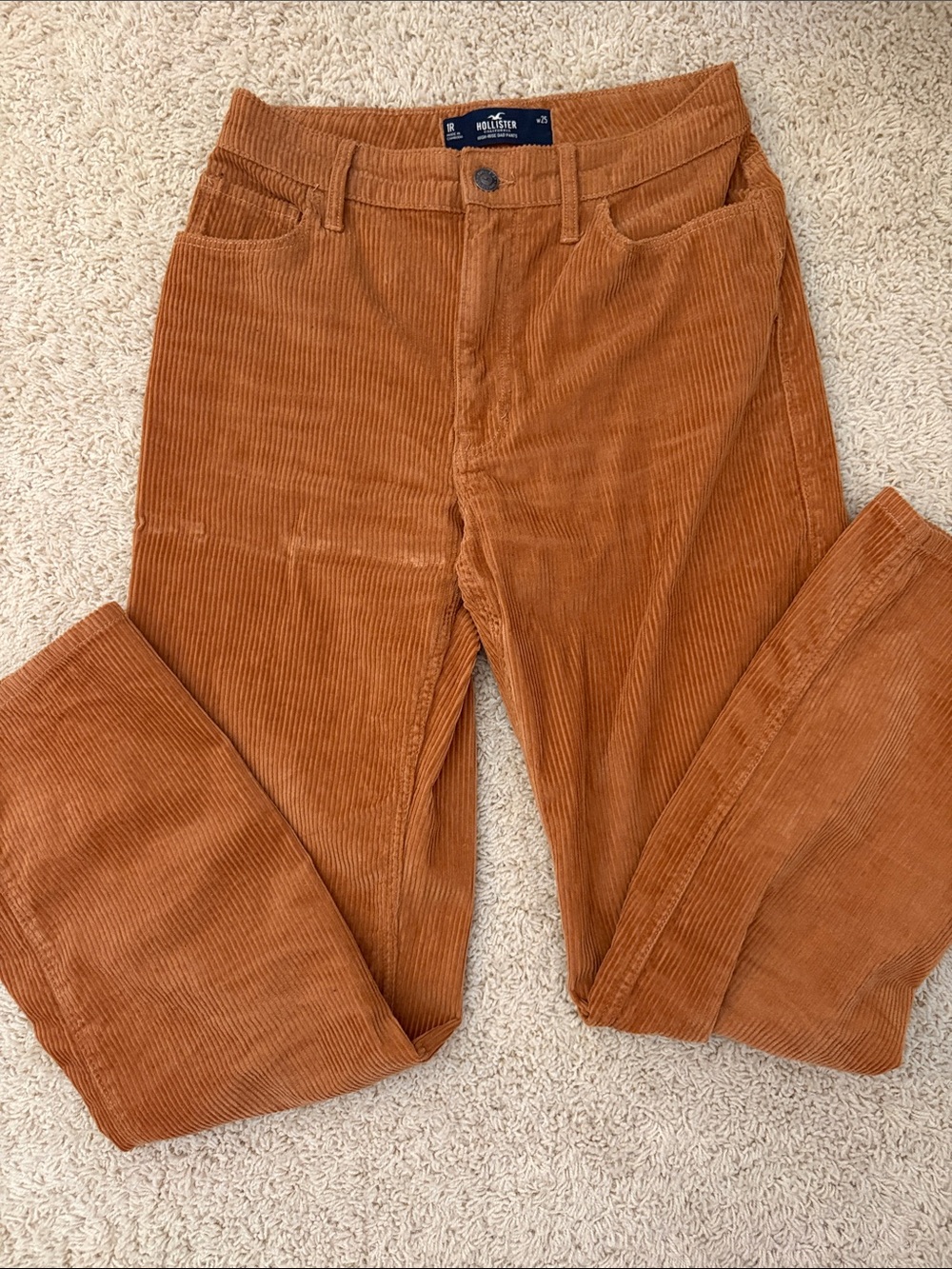 Hollister Women’s Corduroy Pants - Rust Brown